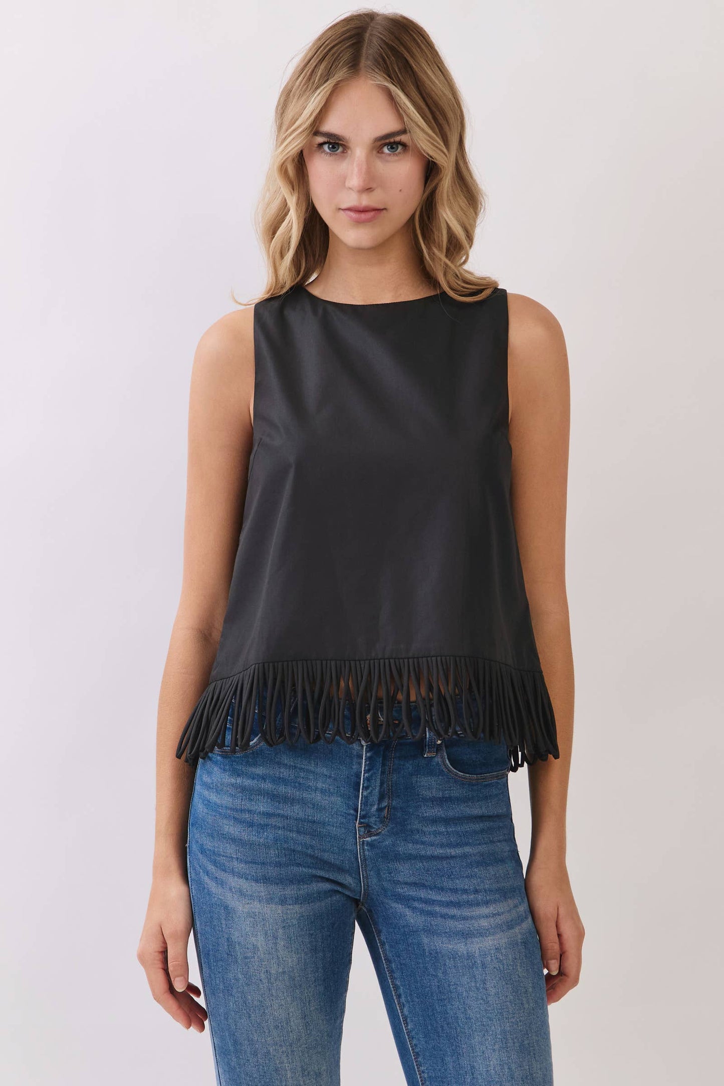 Fringe Hem Top