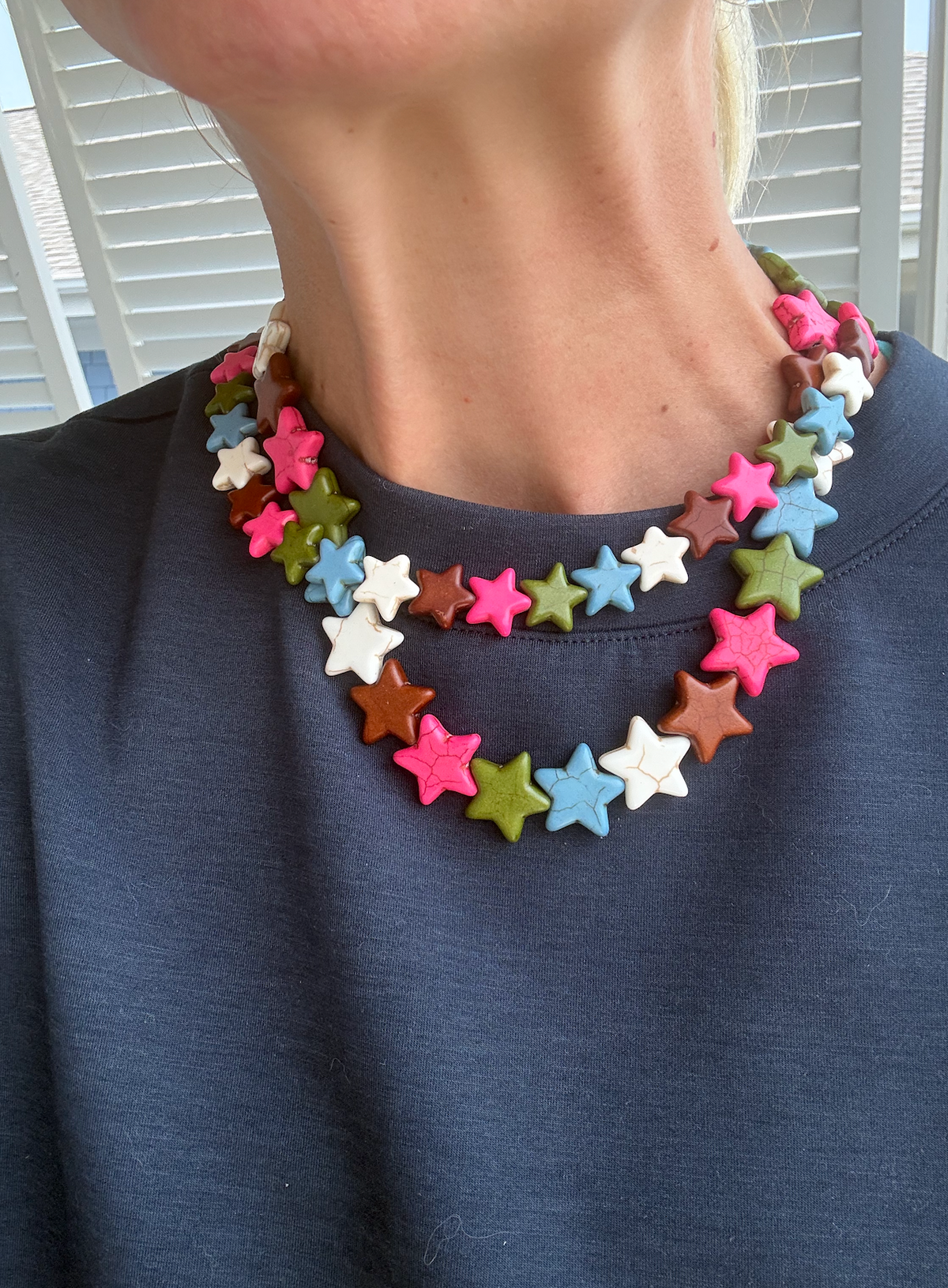 Star Necklace - Small - Fall Mix