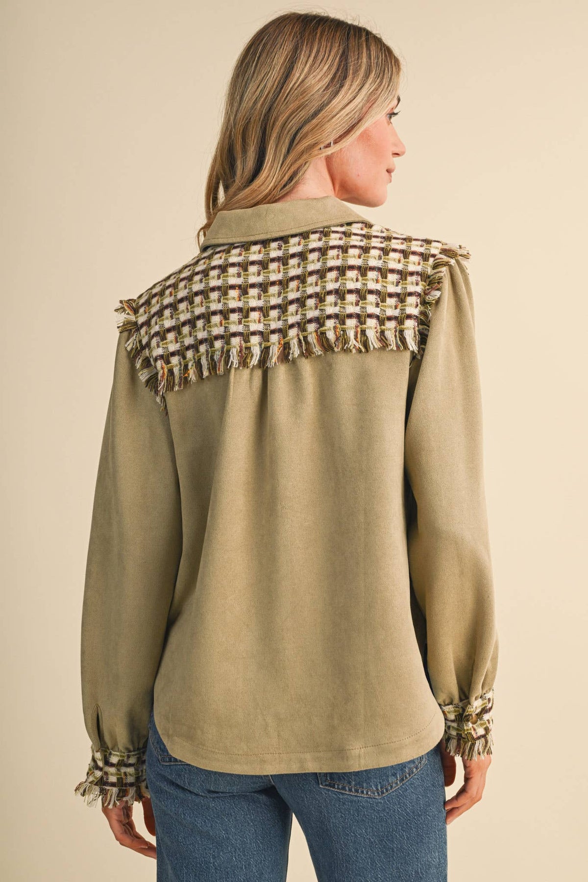 SUEDE TOP