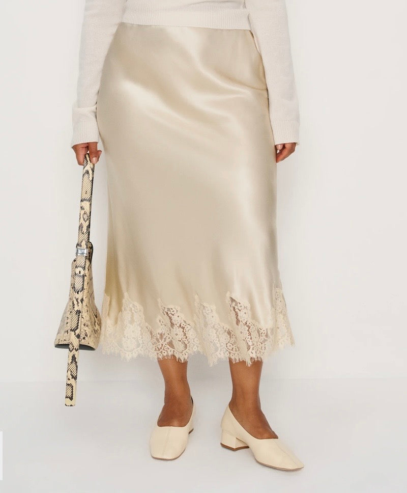 The Eloise Satin Skirt **More Colors Available**