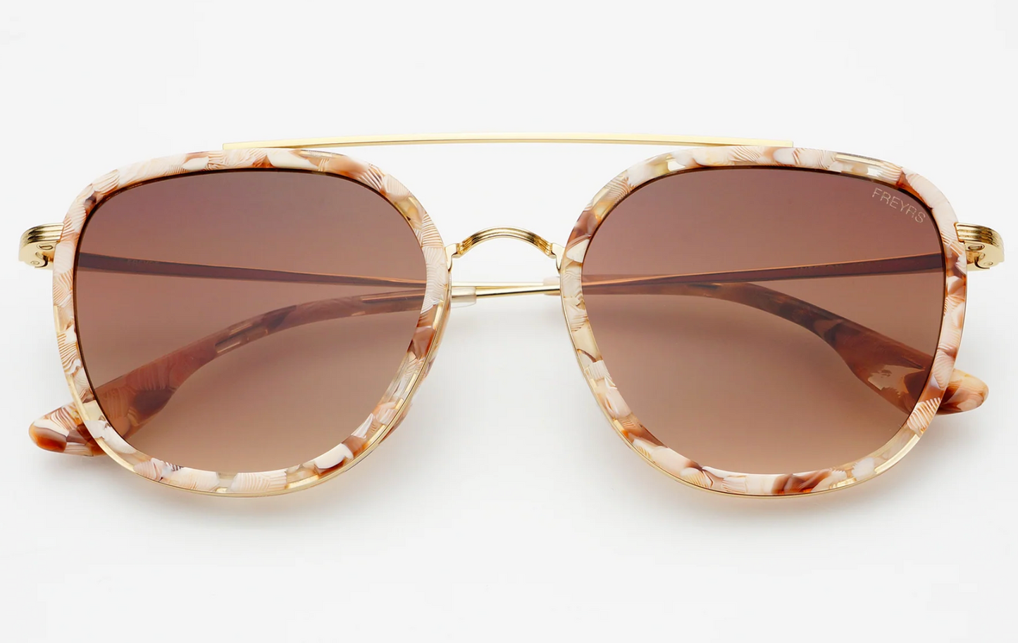 Weston Light Tortoise Round Sunglasses