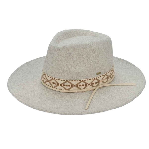 Geometric Felt Hat