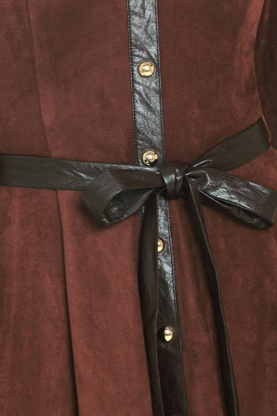 Faux Suede Mini Dress