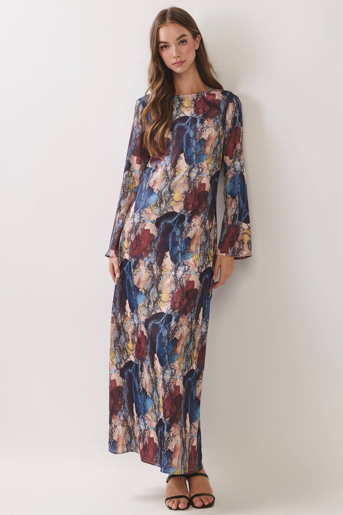 Snake Print Maxi