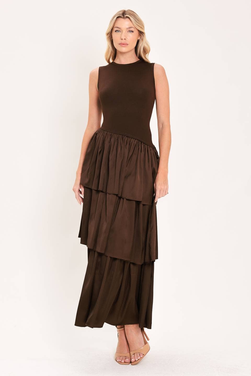 Layered Midi Dress