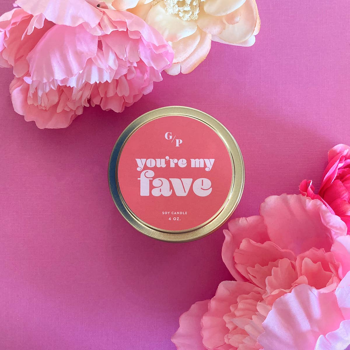 You're My Fave Candle Tin