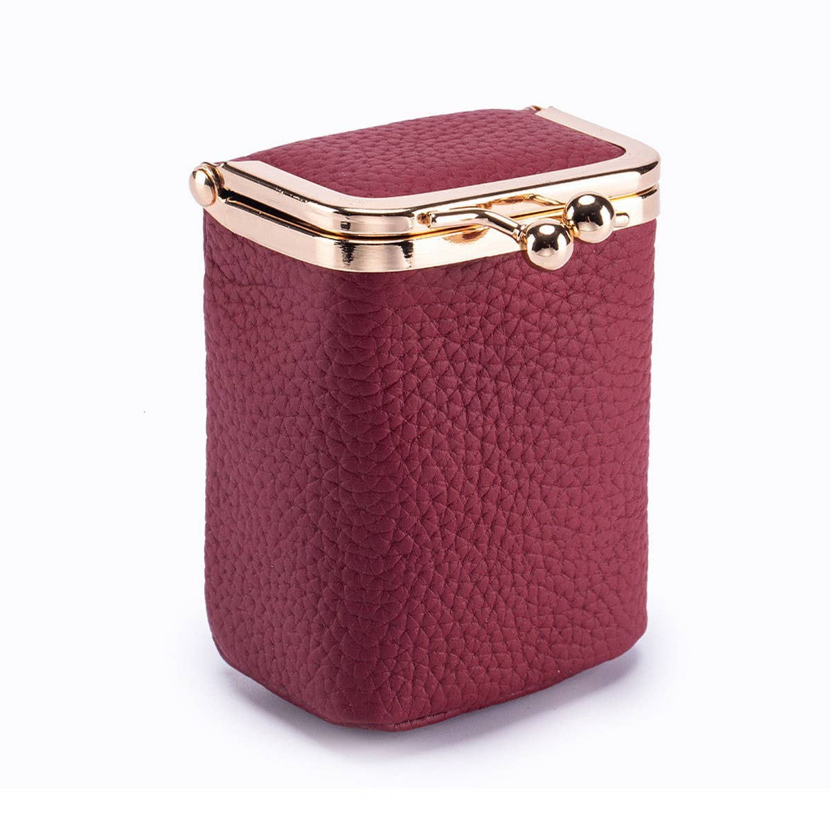 Leather Pocket Wallet with Mirror