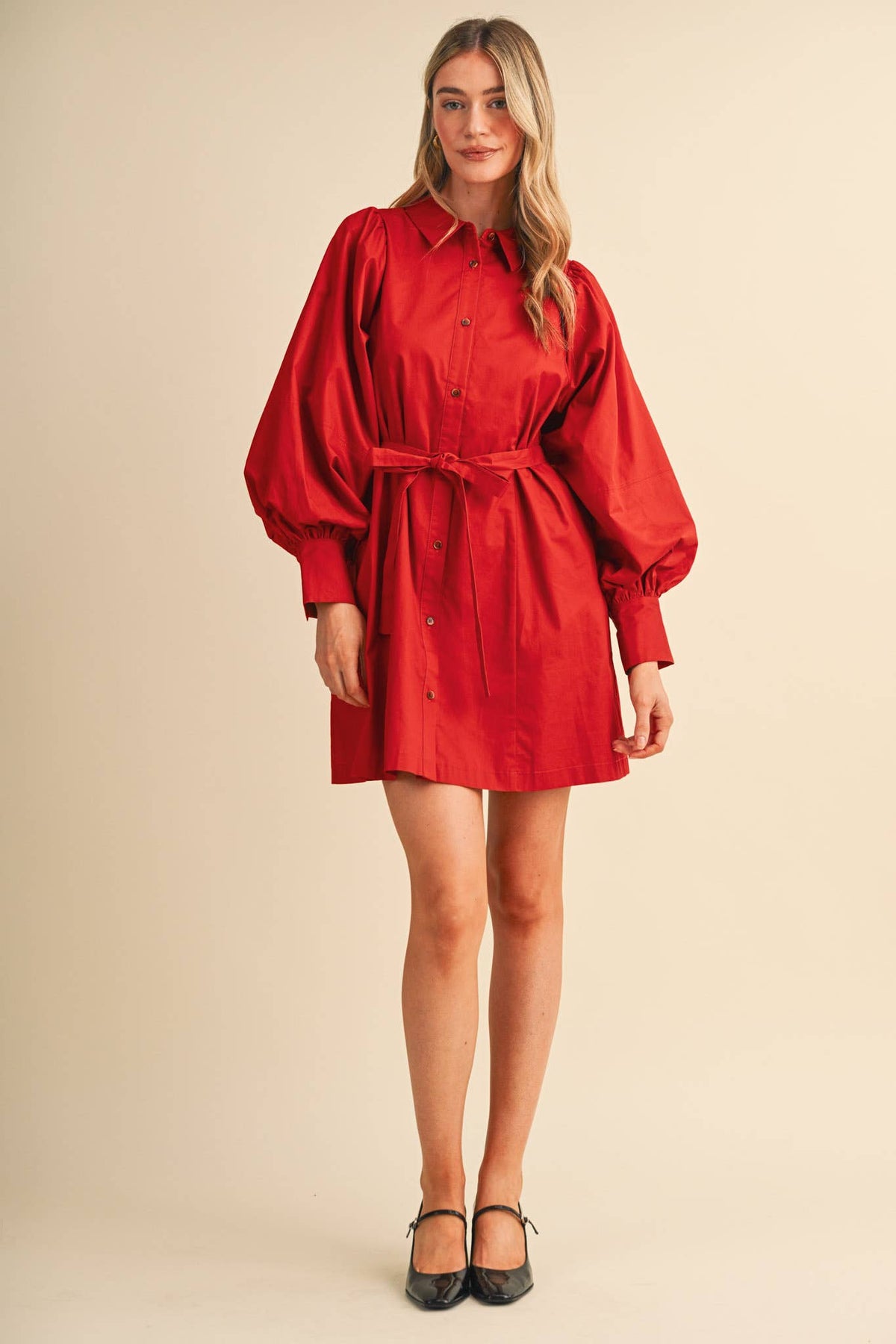 Belted Mini Dress *More Colors*