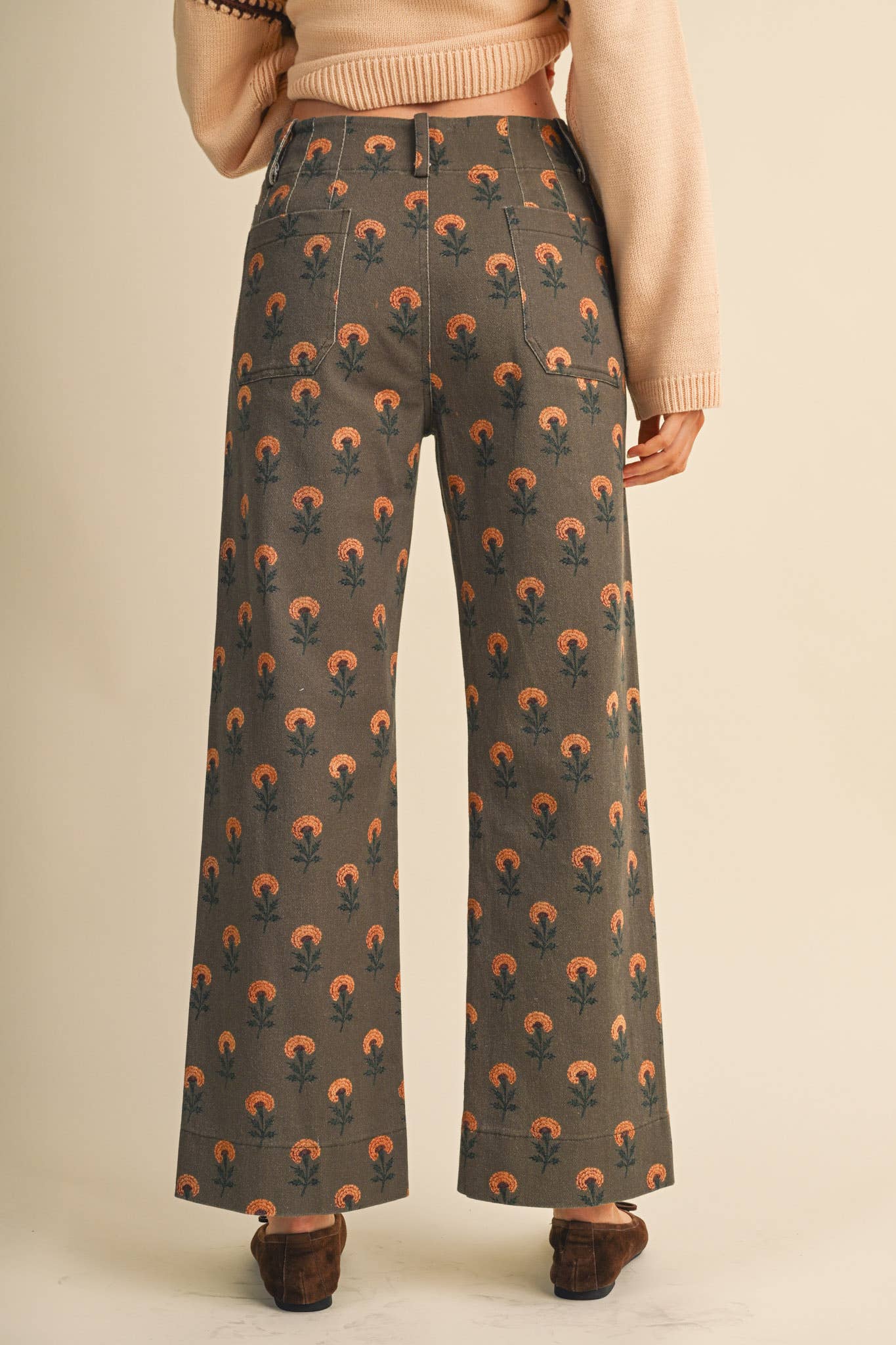 VINTAGE FLORAL PANTS *More Colors*