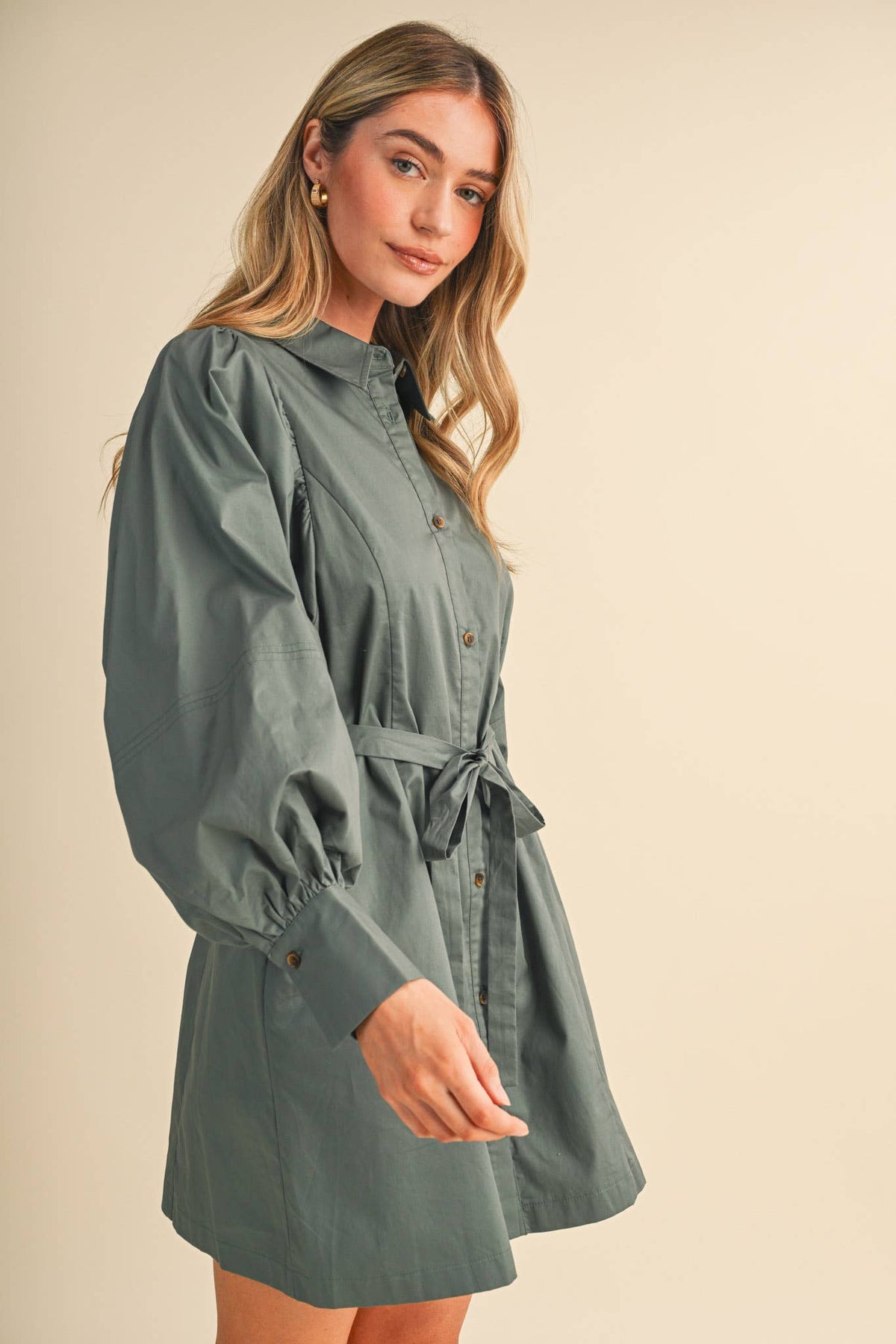 Belted Mini Dress *More Colors*