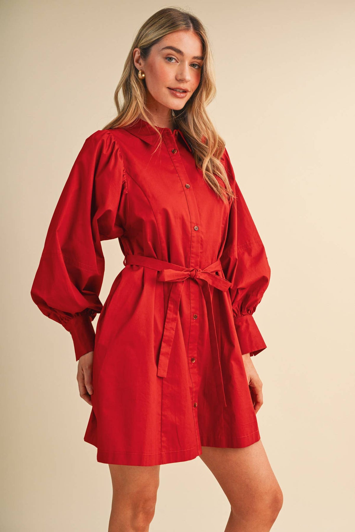 Belted Mini Dress *More Colors*