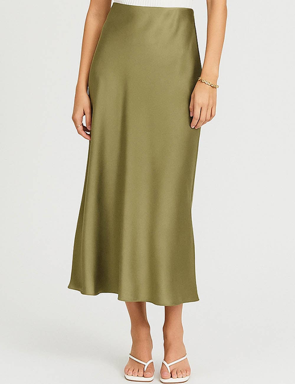 Solid Satin Skirt *More Colors*