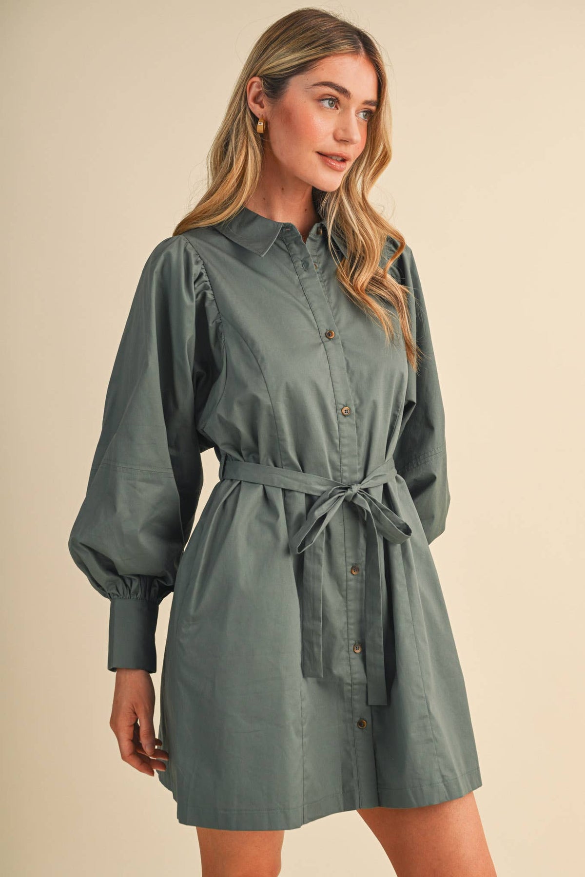 Belted Mini Dress *More Colors*