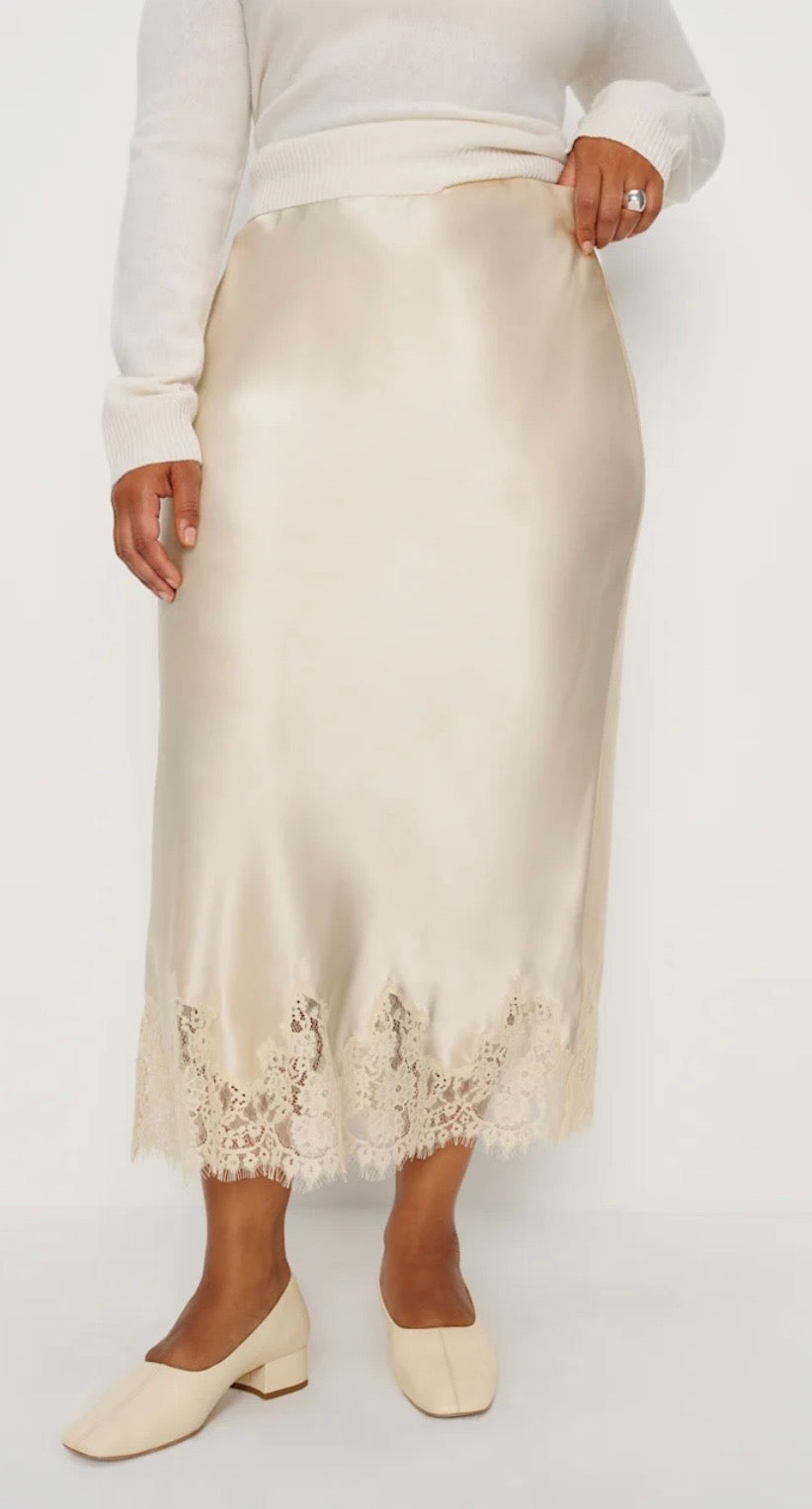 The Eloise Satin Skirt **More Colors Available**