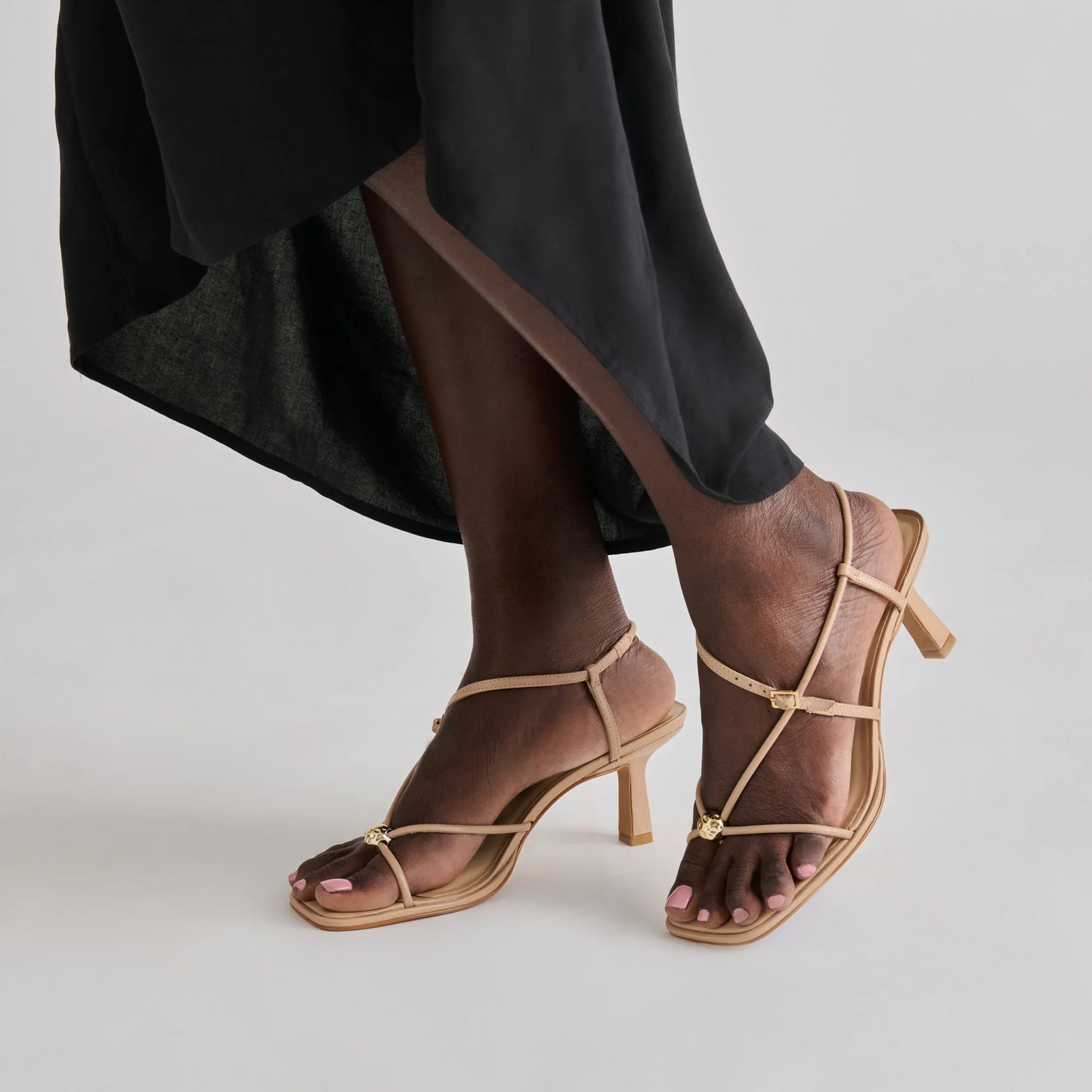 Mylee Heels Light Tan Leather