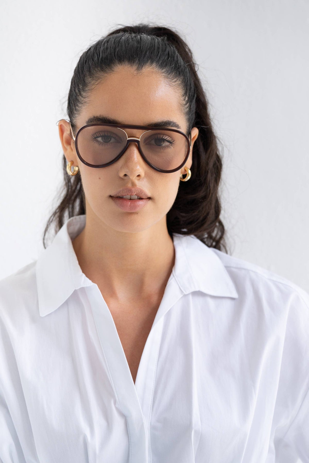 Shay Unisex Aviator Sunglasses