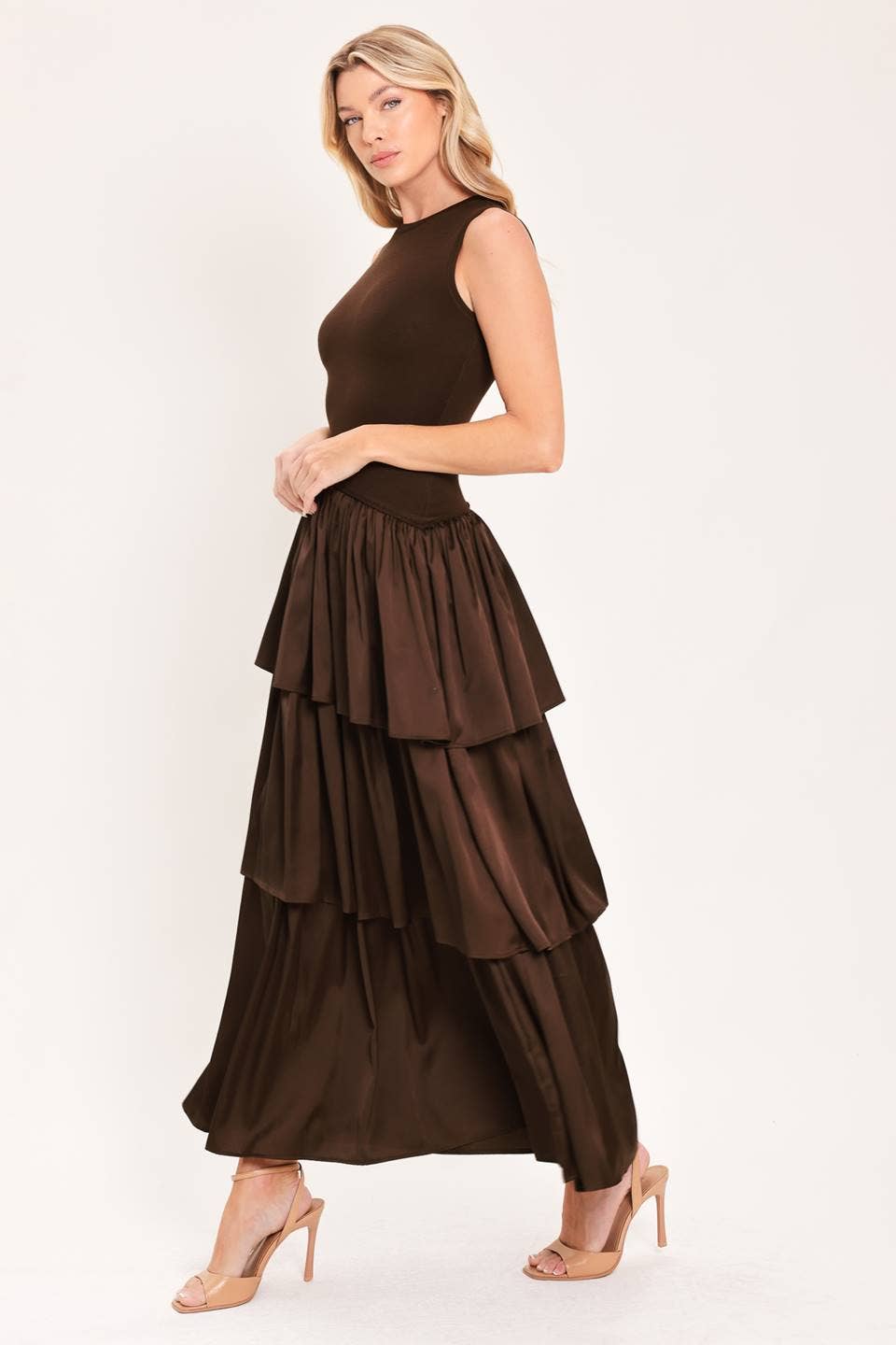 Layered Midi Dress