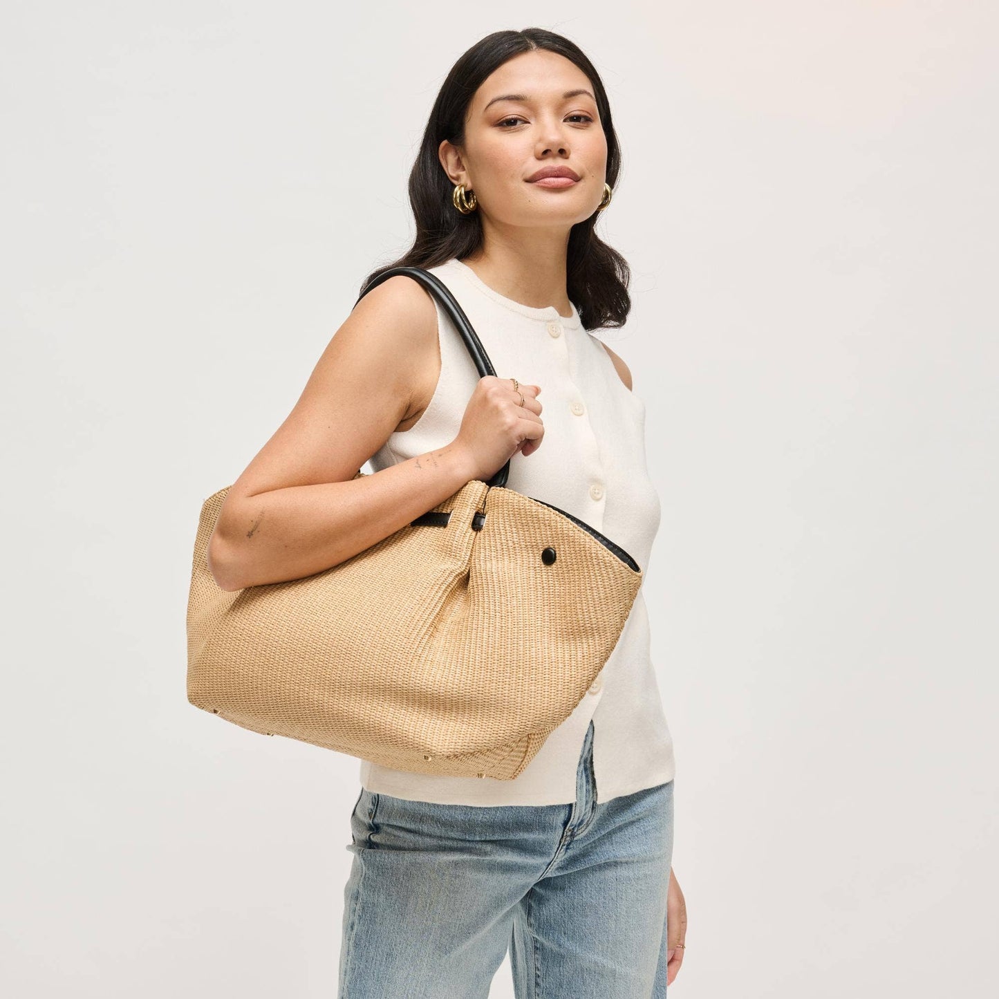 Kaia - Straw Tote