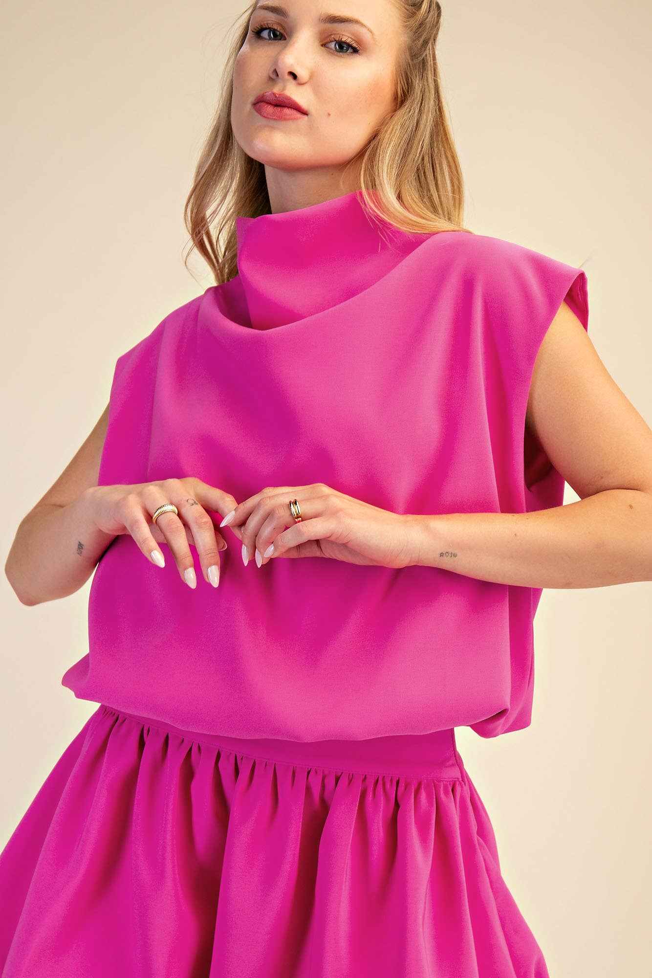 Color Block Set Pink