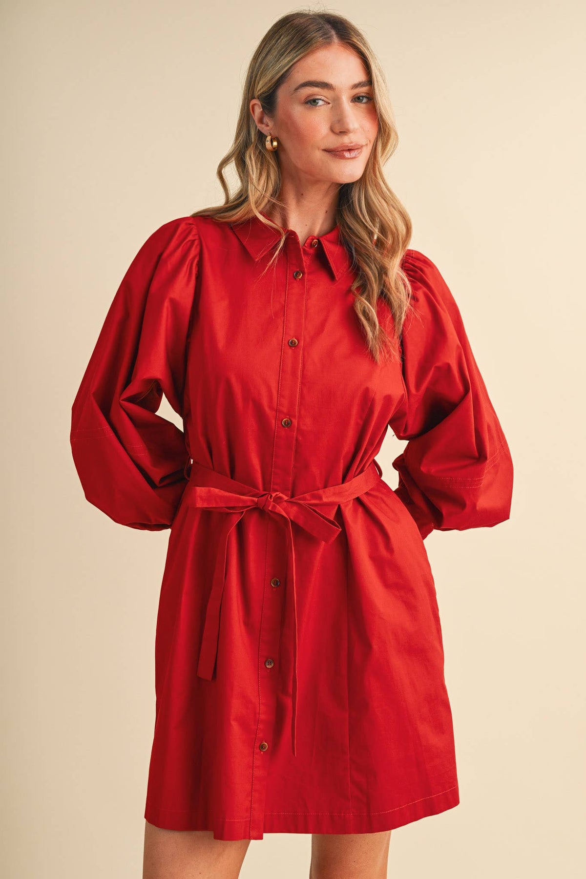 Belted Mini Dress *More Colors*