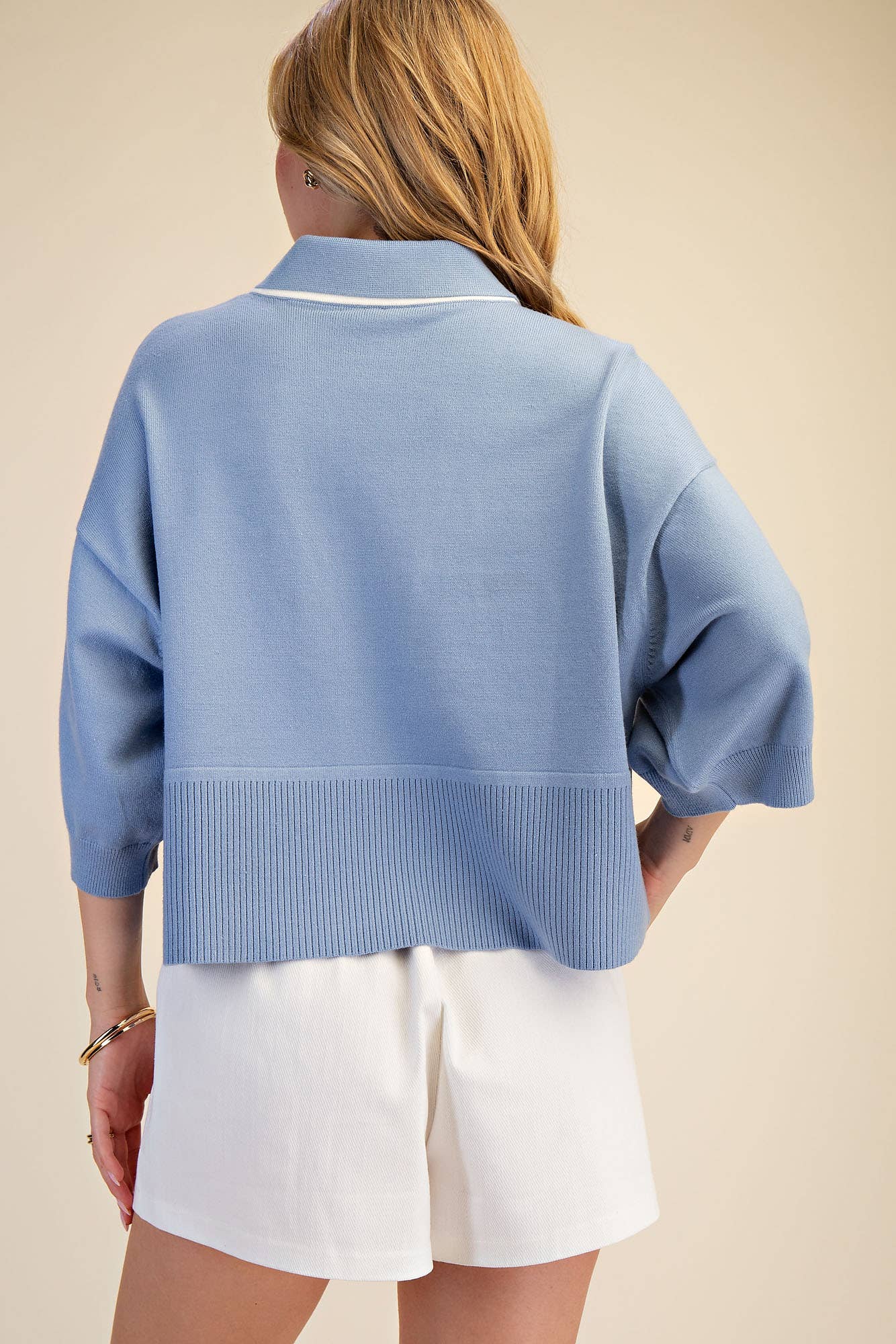 Loose Fit Dropped Shoulder Sweater