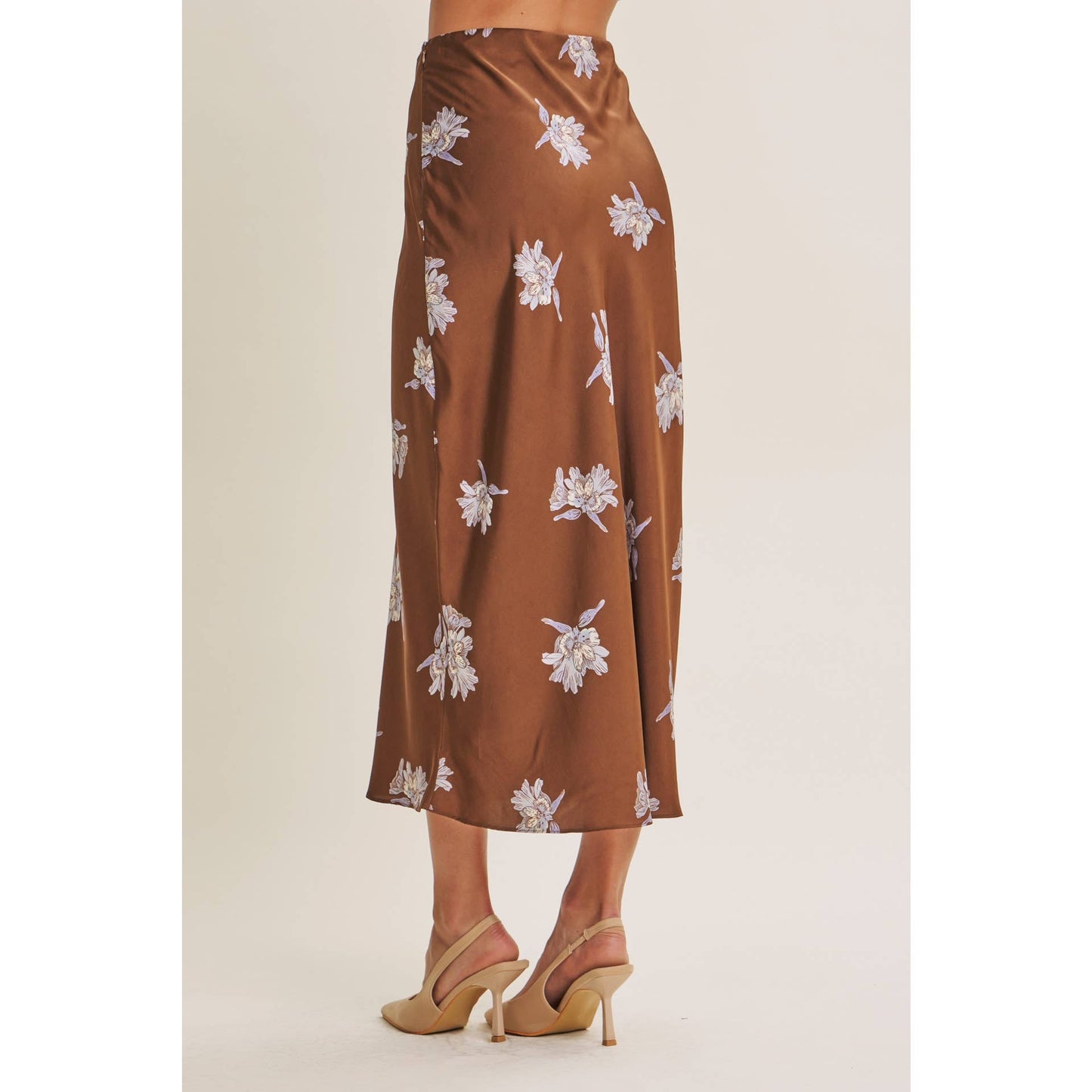 FALL FLORAL MIDI SKIRT