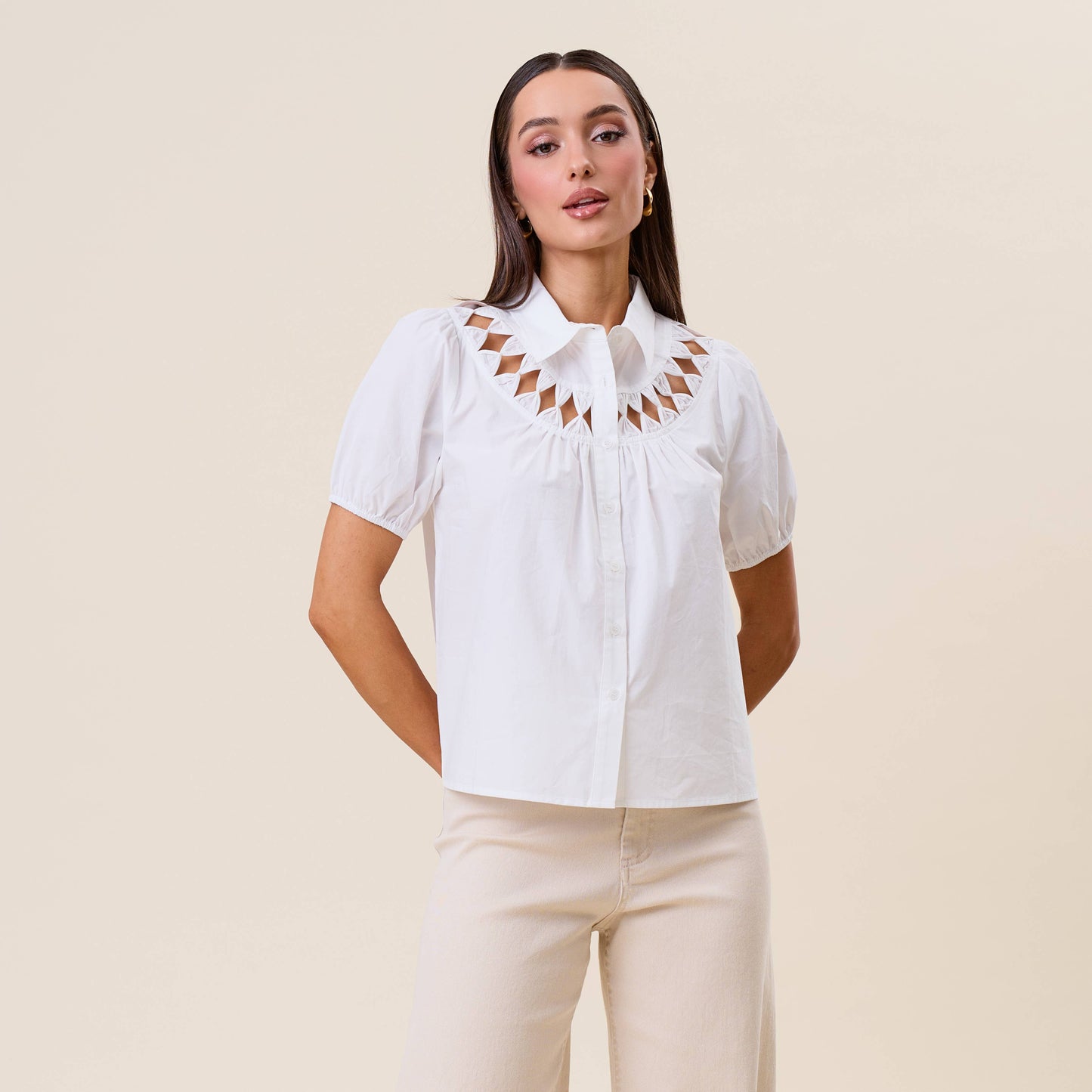 Cutwork Blouse