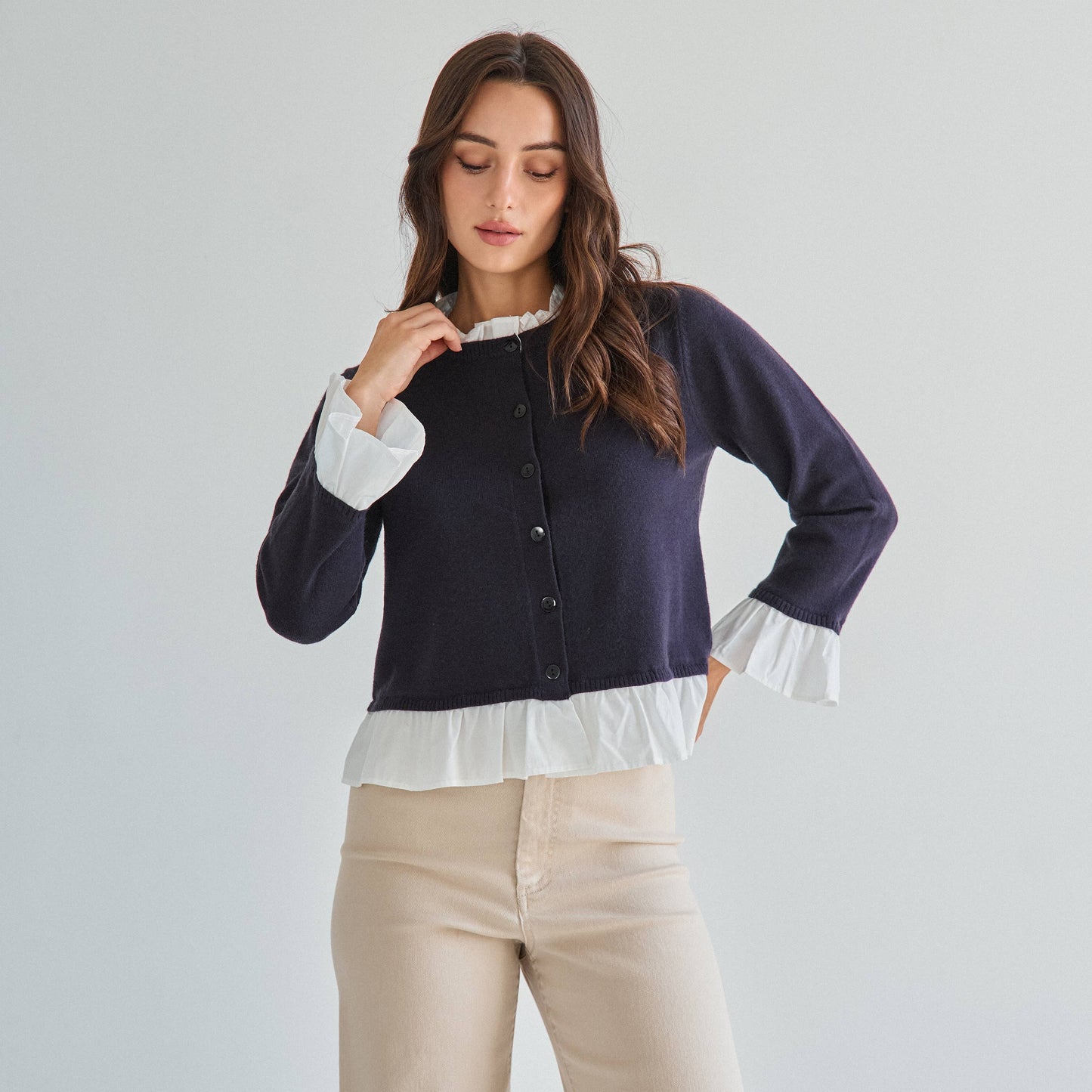 LAYERED CARDIGAN
