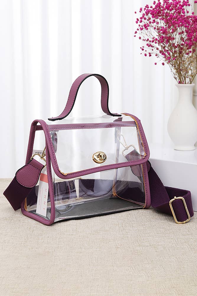 Clear Crossbody Hand Bag