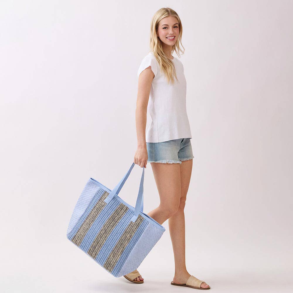 Stripe Tote Bag