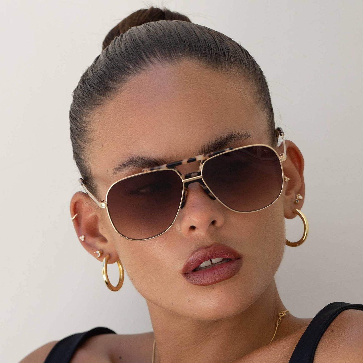 Logan Acetate Aviator Sunglasses