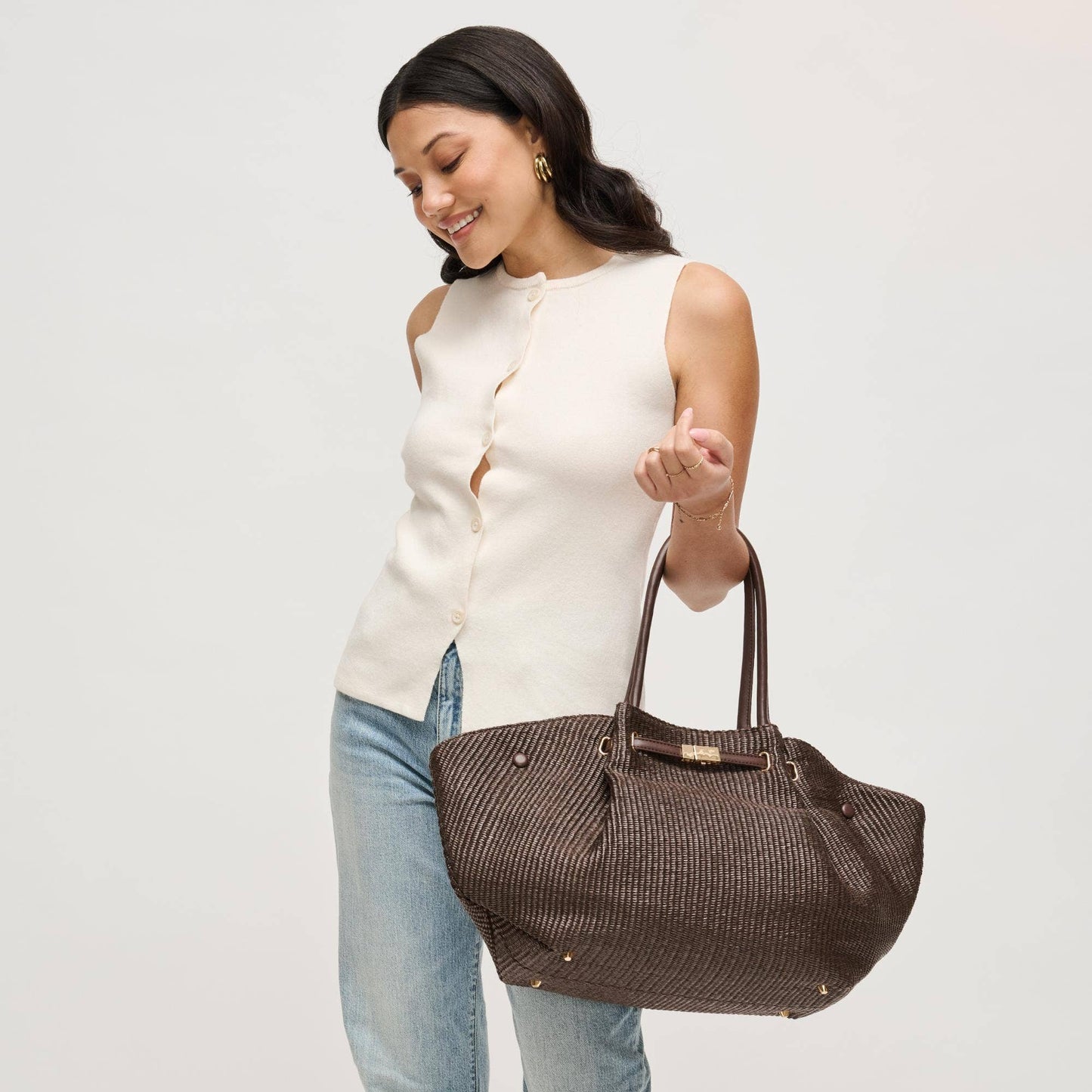 Kaia - Straw Tote