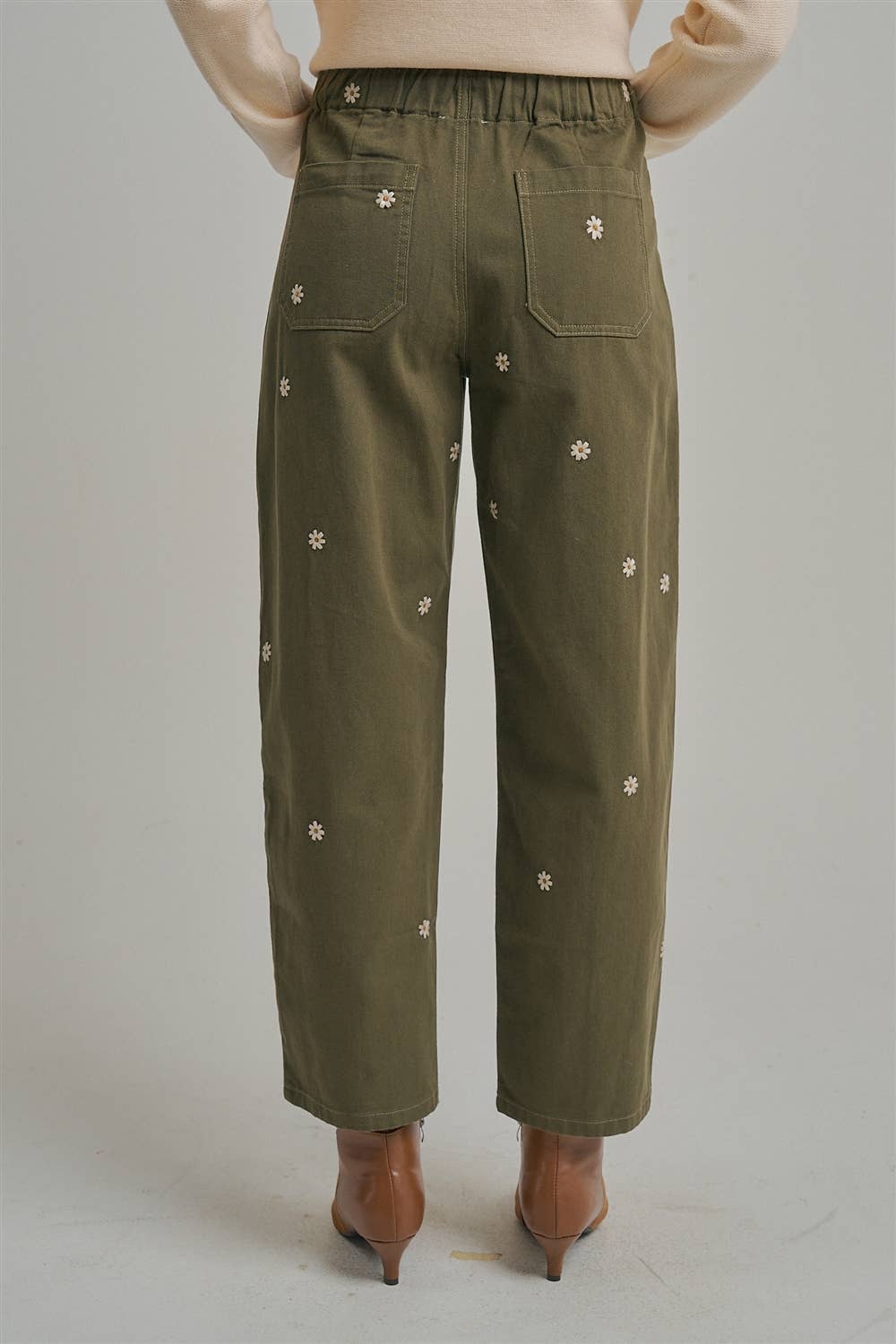 EMBROIDERED PANTS
