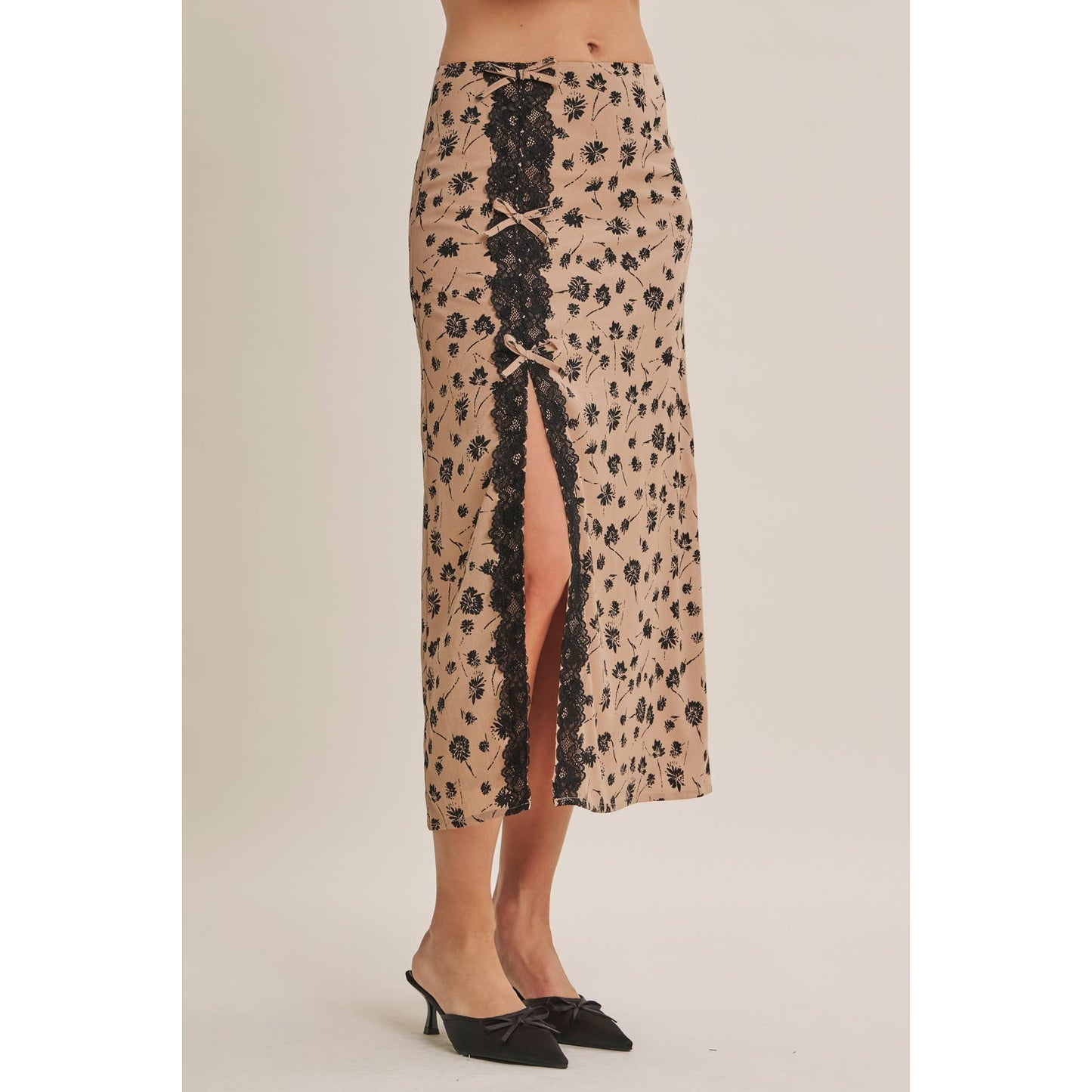 PARIS FLORAL SKIRT