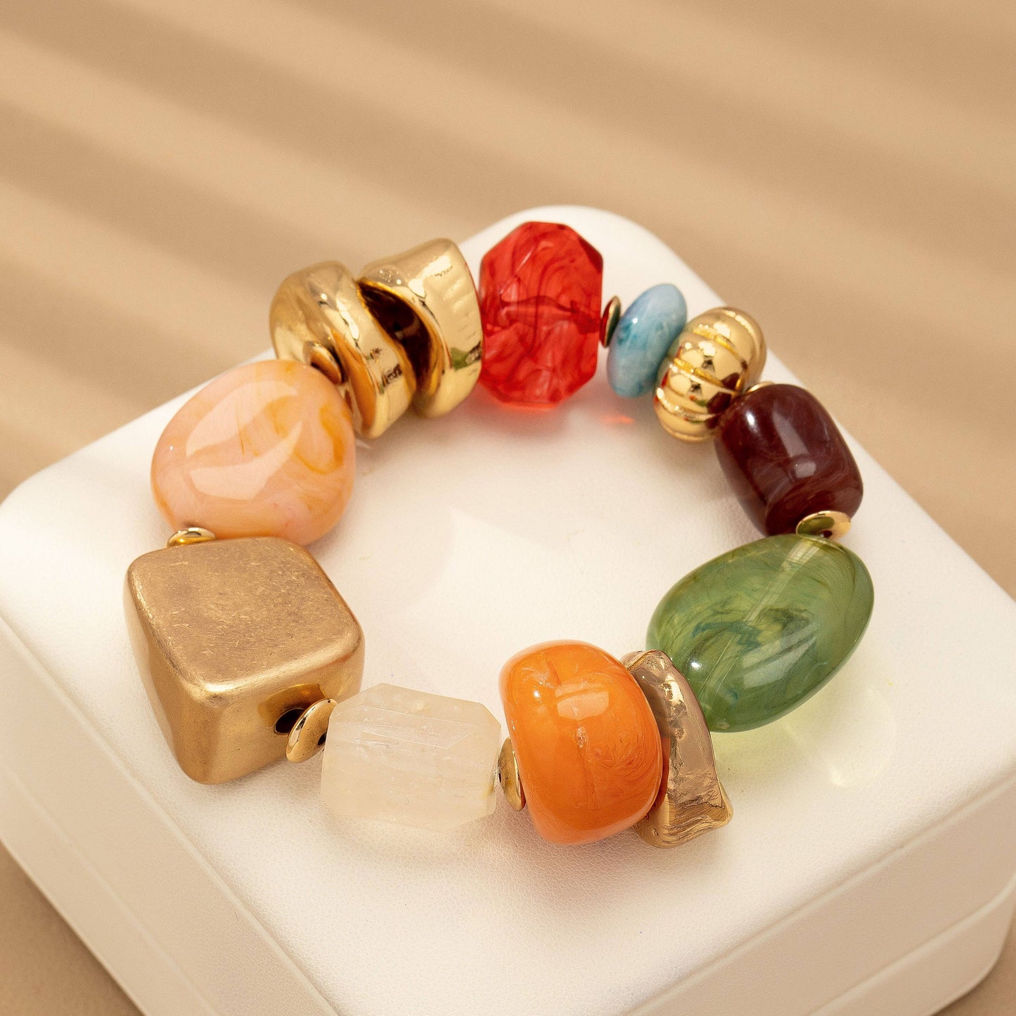 MIXED STONE BRACELET |