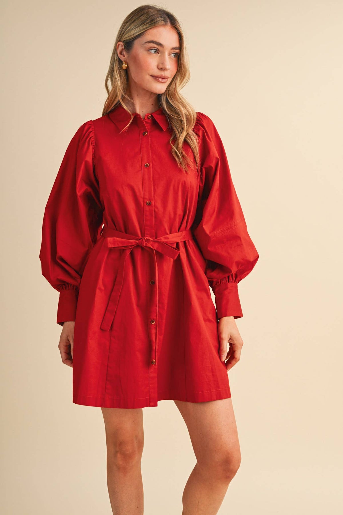 Belted Mini Dress *More Colors*