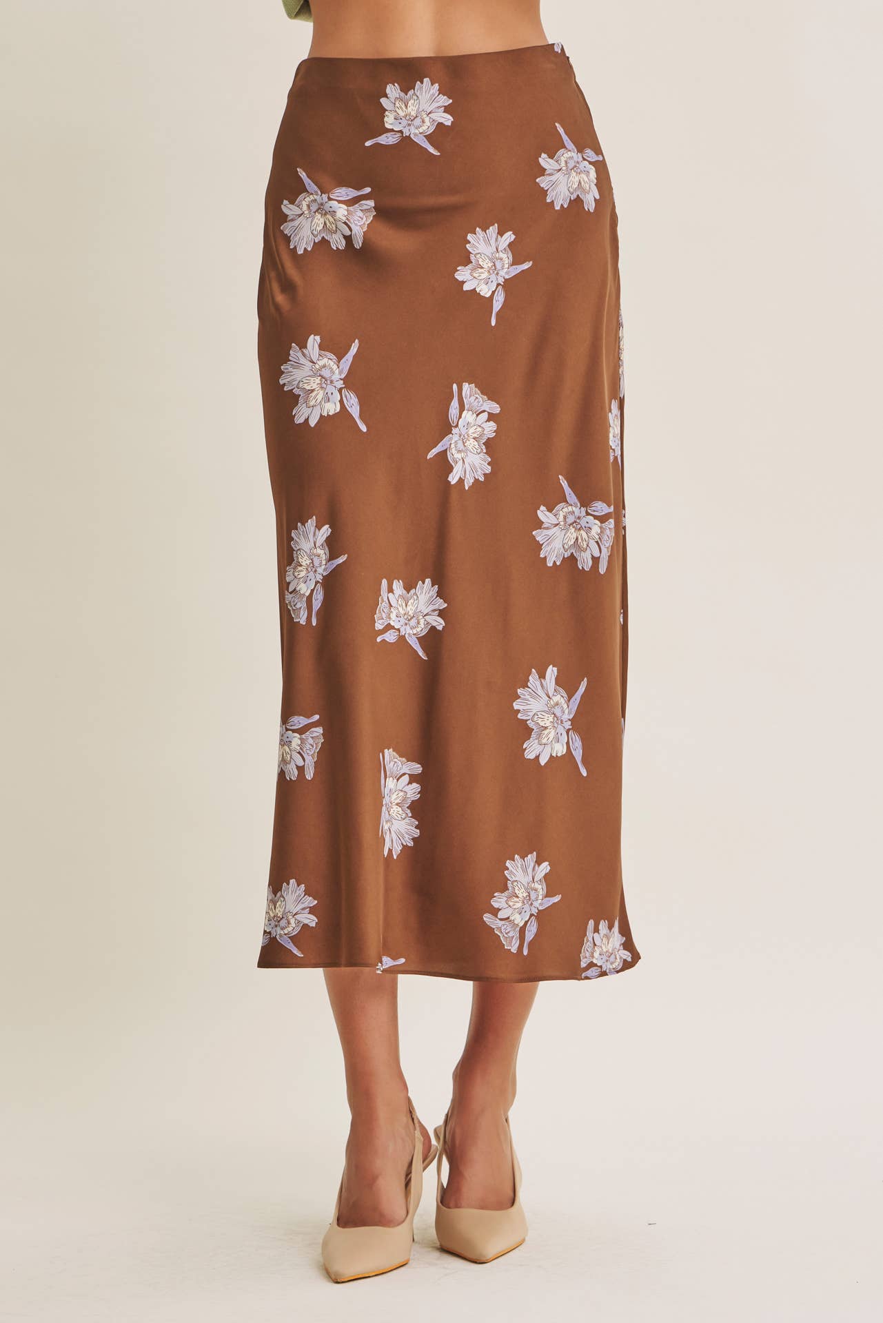 FALL FLORAL MIDI SKIRT