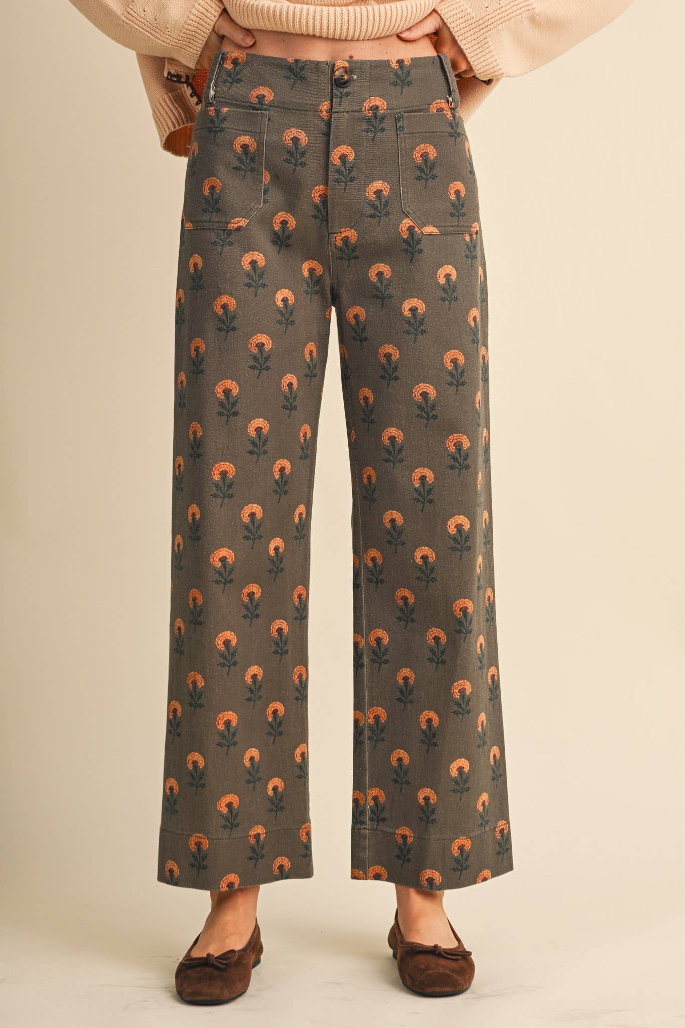 VINTAGE FLORAL PANTS *More Colors*
