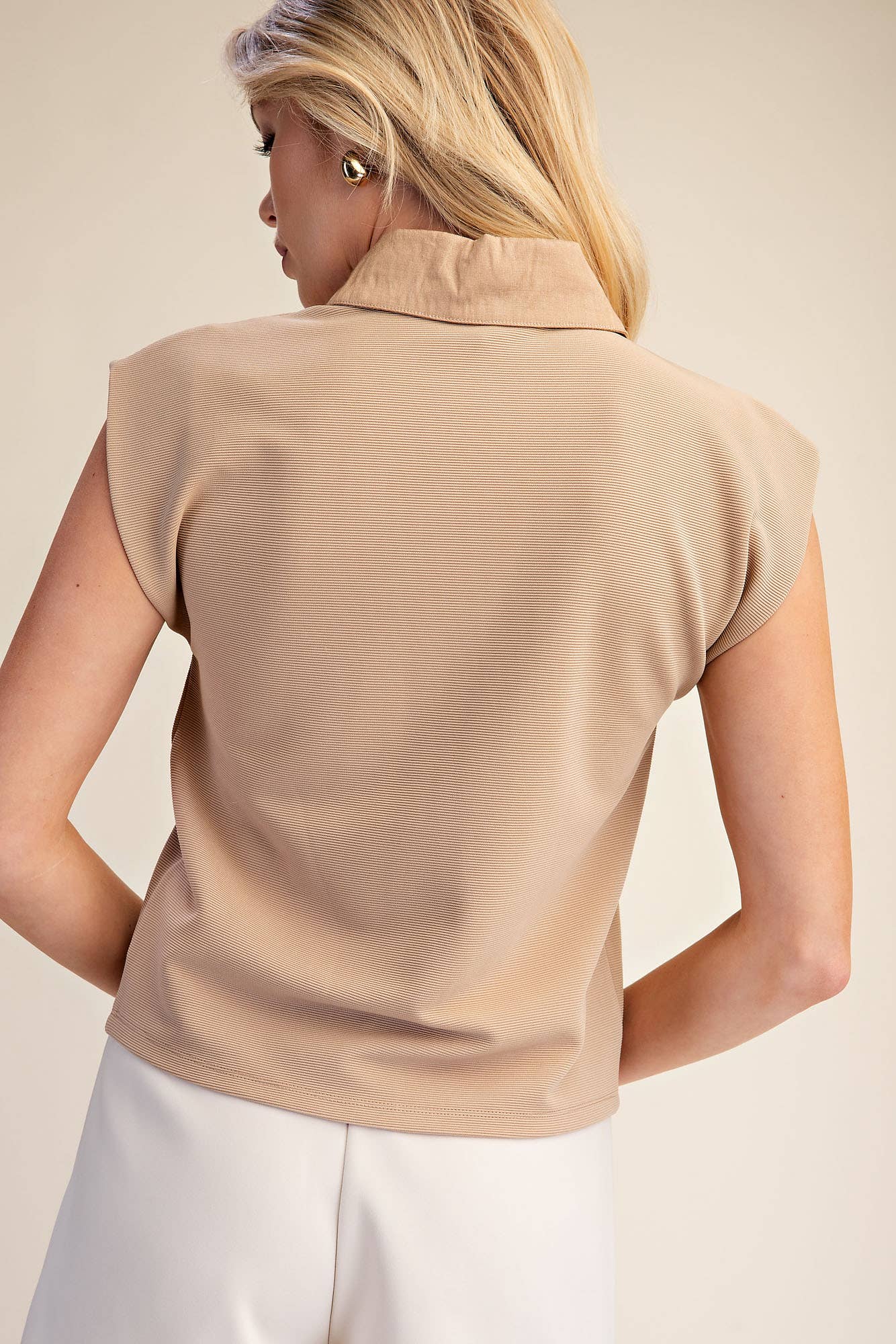 Vest Top With Collar