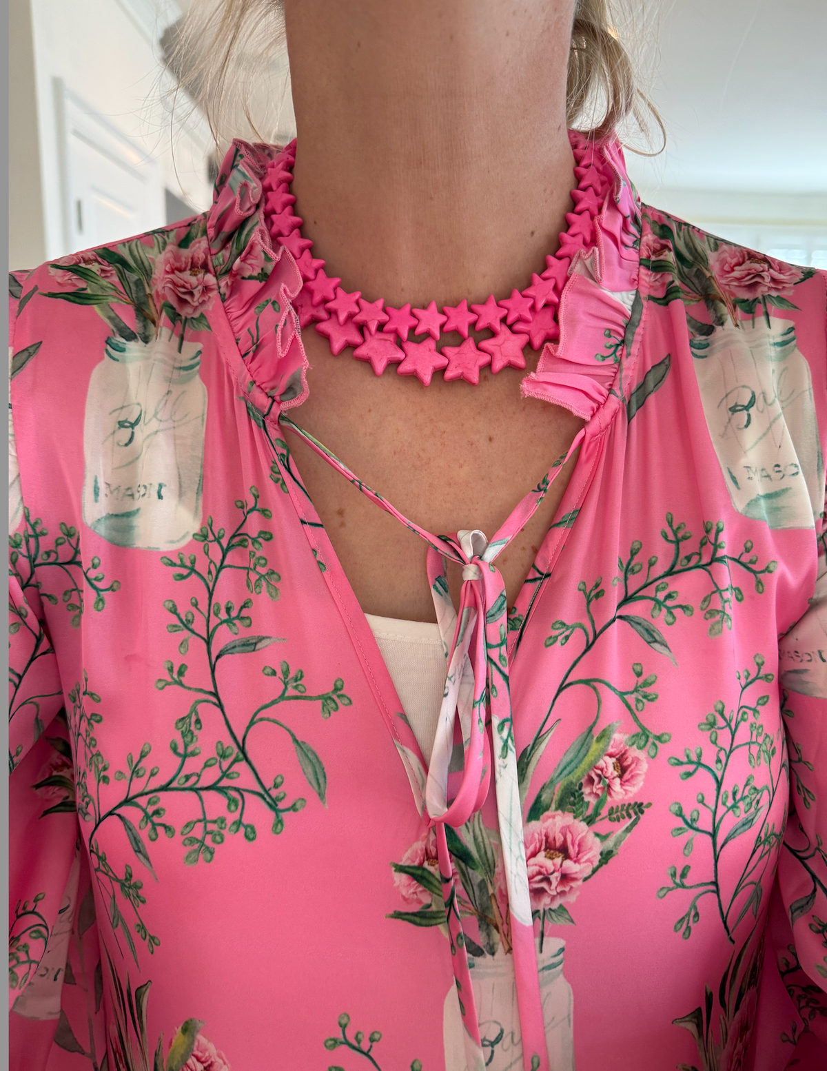 Star Necklace - Small - Bubblegum Pink
