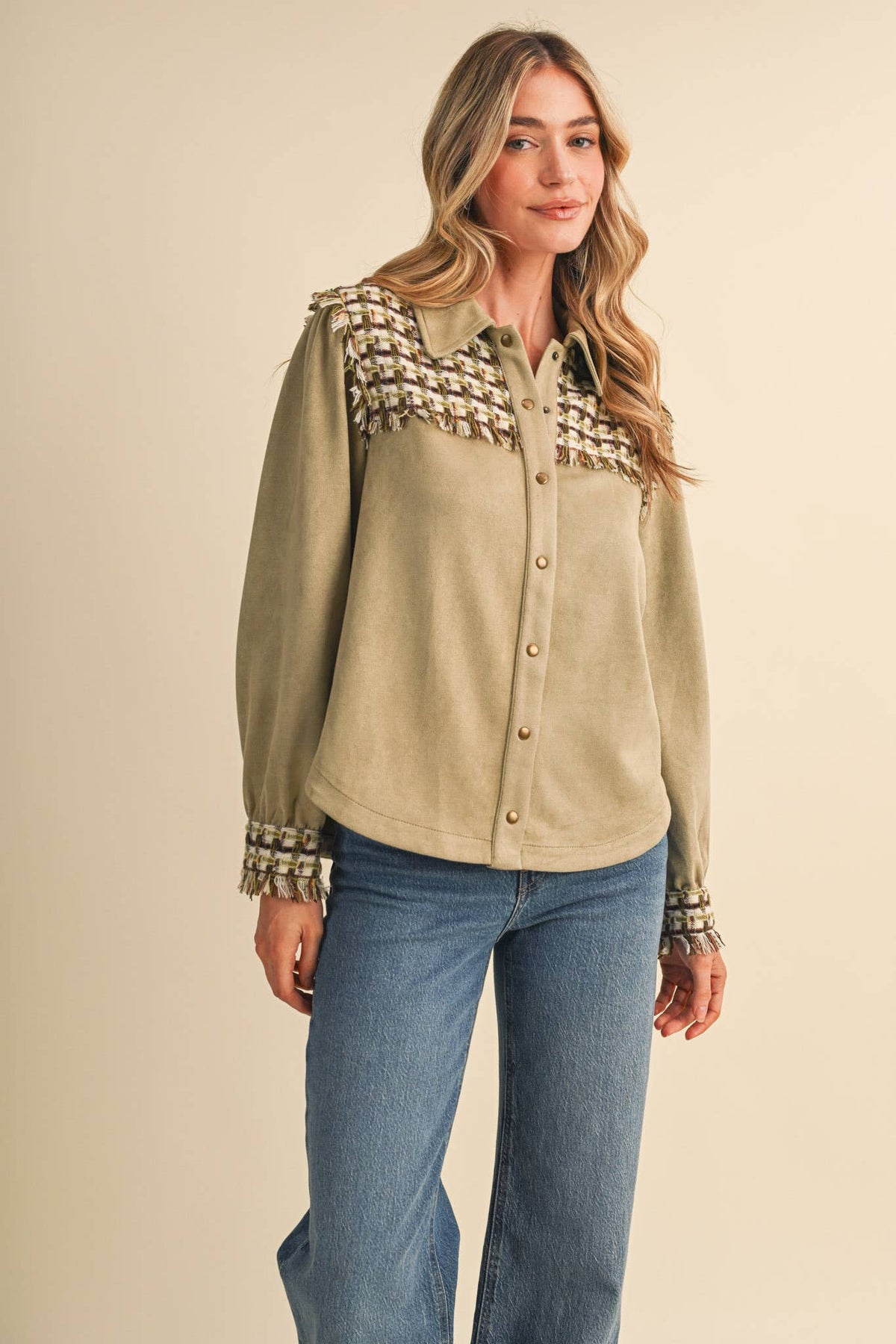 SUEDE TOP
