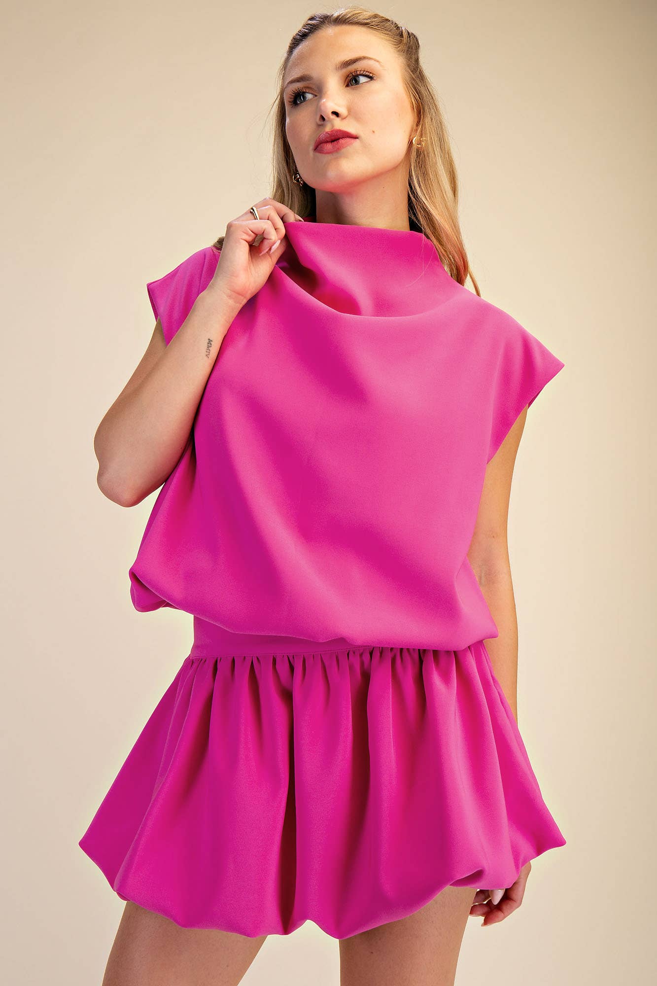 Color Block Set Pink