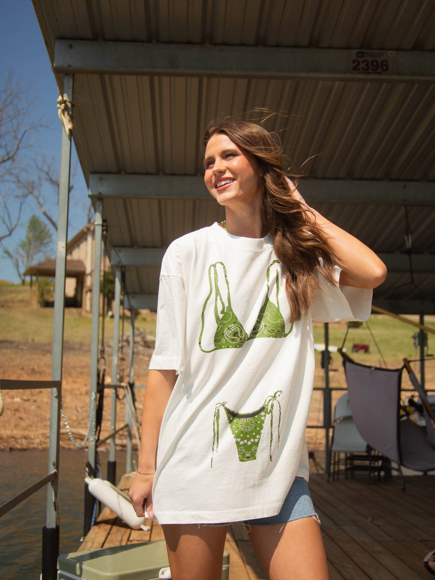 BIKINI TEE - PAISLEY