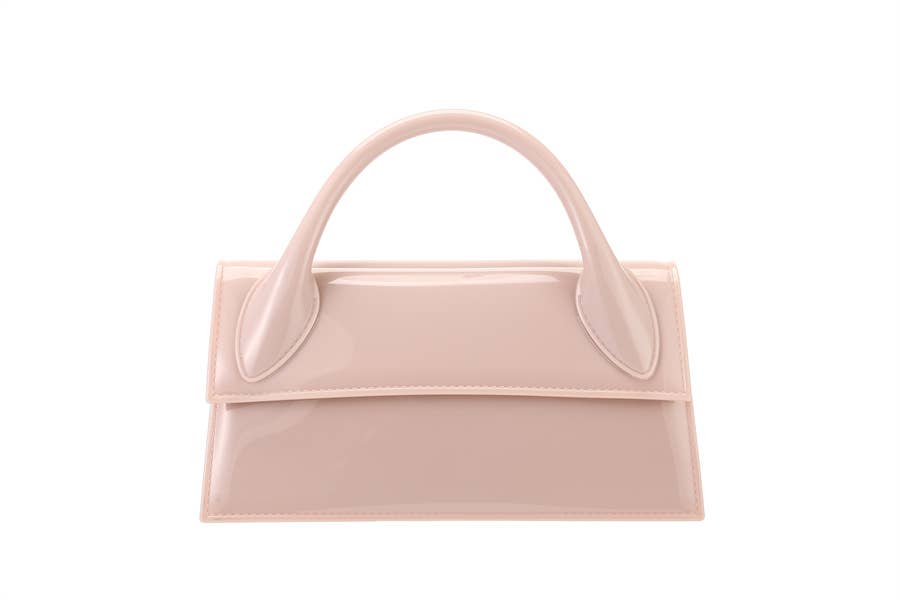 Ladies Jelly Bag Top Handle Clutch Handbag