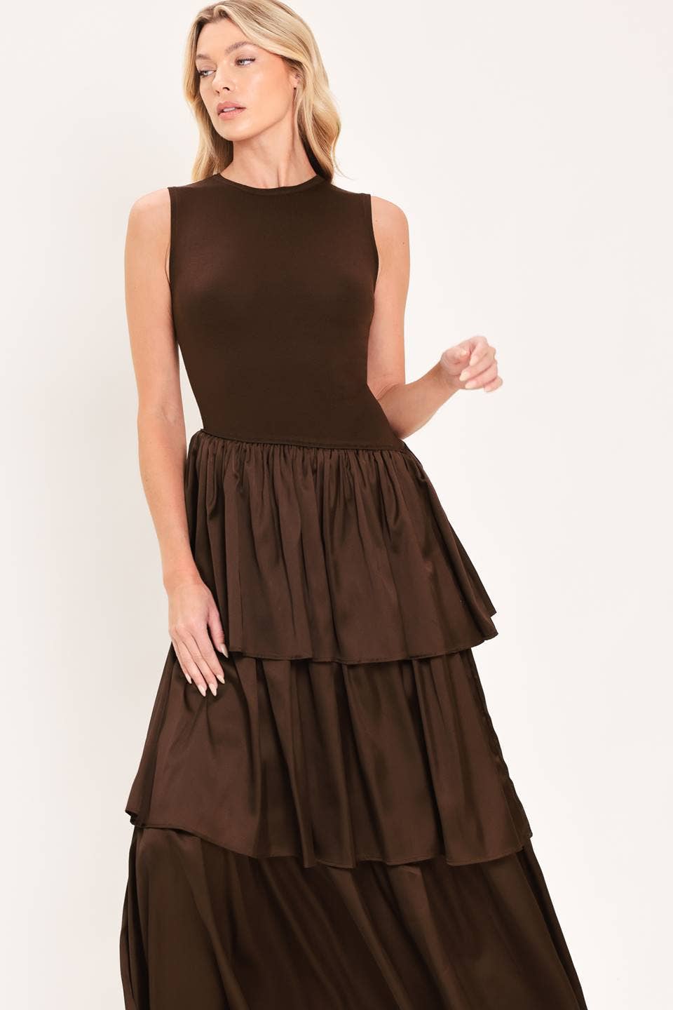 Layered Midi Dress