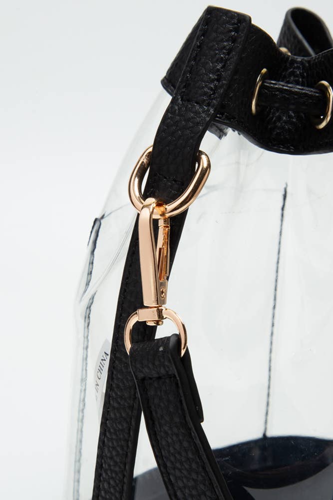 Clear Crossbody Bucket Bag *More Colors*