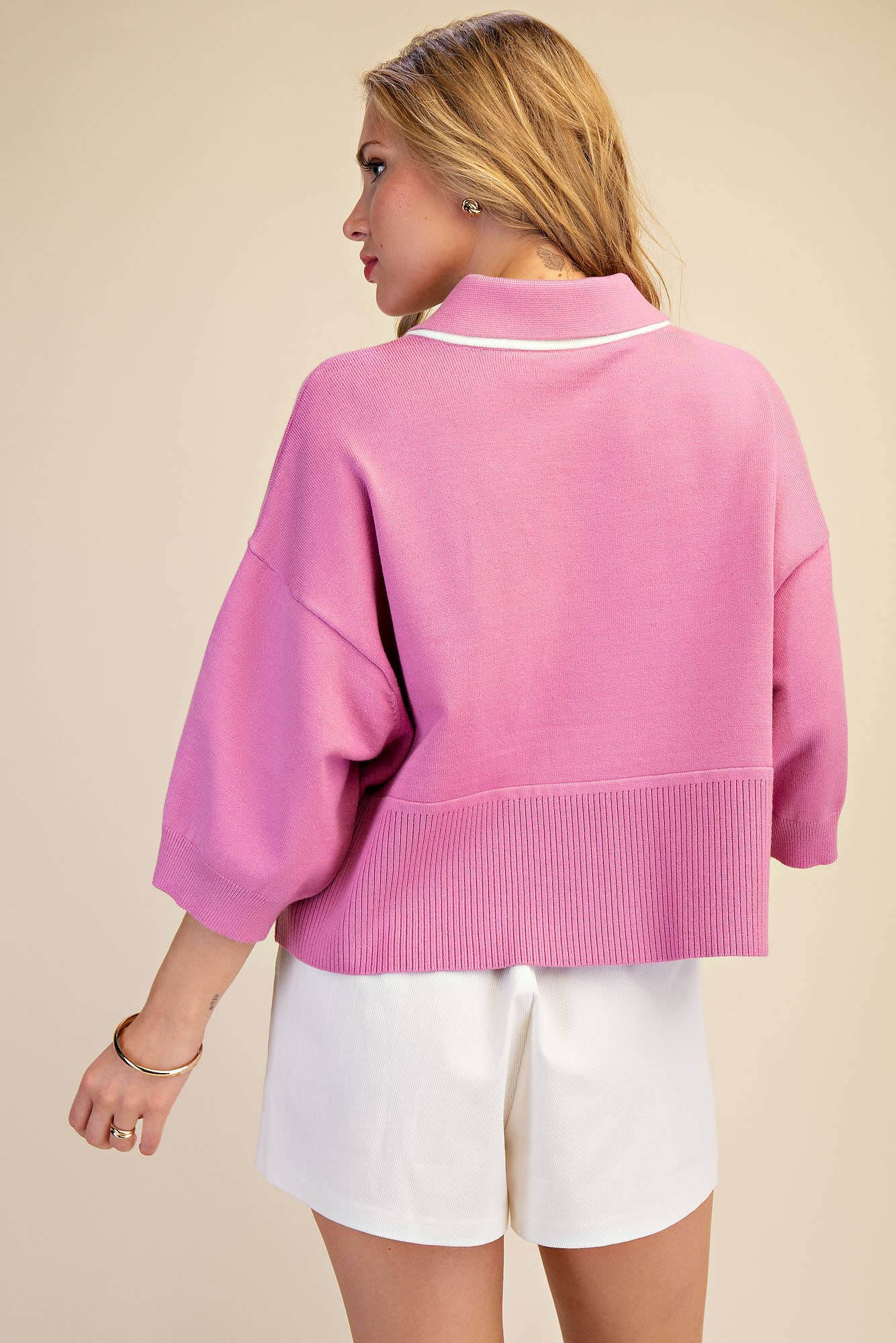 Loose Fit Dropped Shoulder Sweater