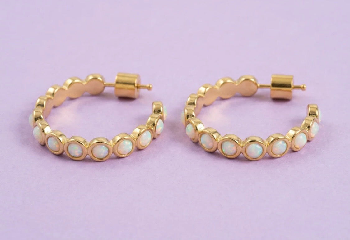 Mabel Opal Hoops