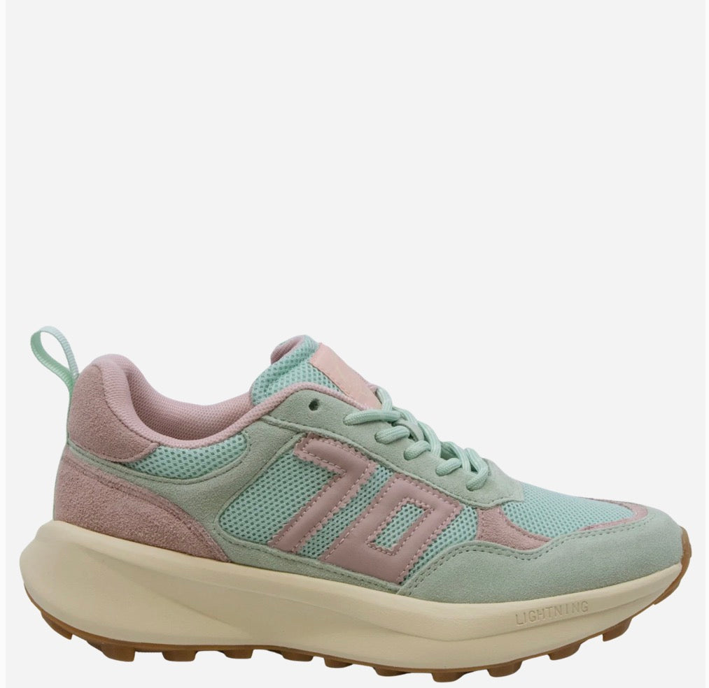 Lightning Light Green Pink