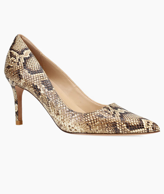 Lizel Snake Embossed Pump